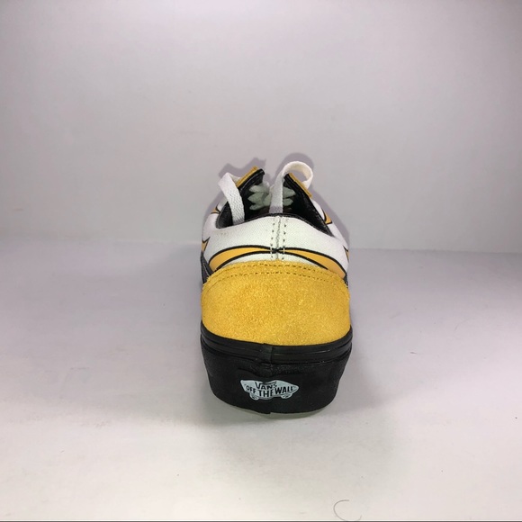 Vans Old Skool Flame Banana With Black Sole Shoes - Picture 4 of 7
